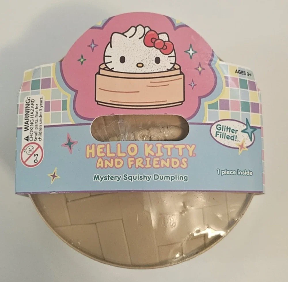 Hello Kitty Glitter Filled Mystery Squishy Dumpling SDCC 2026 Debut
